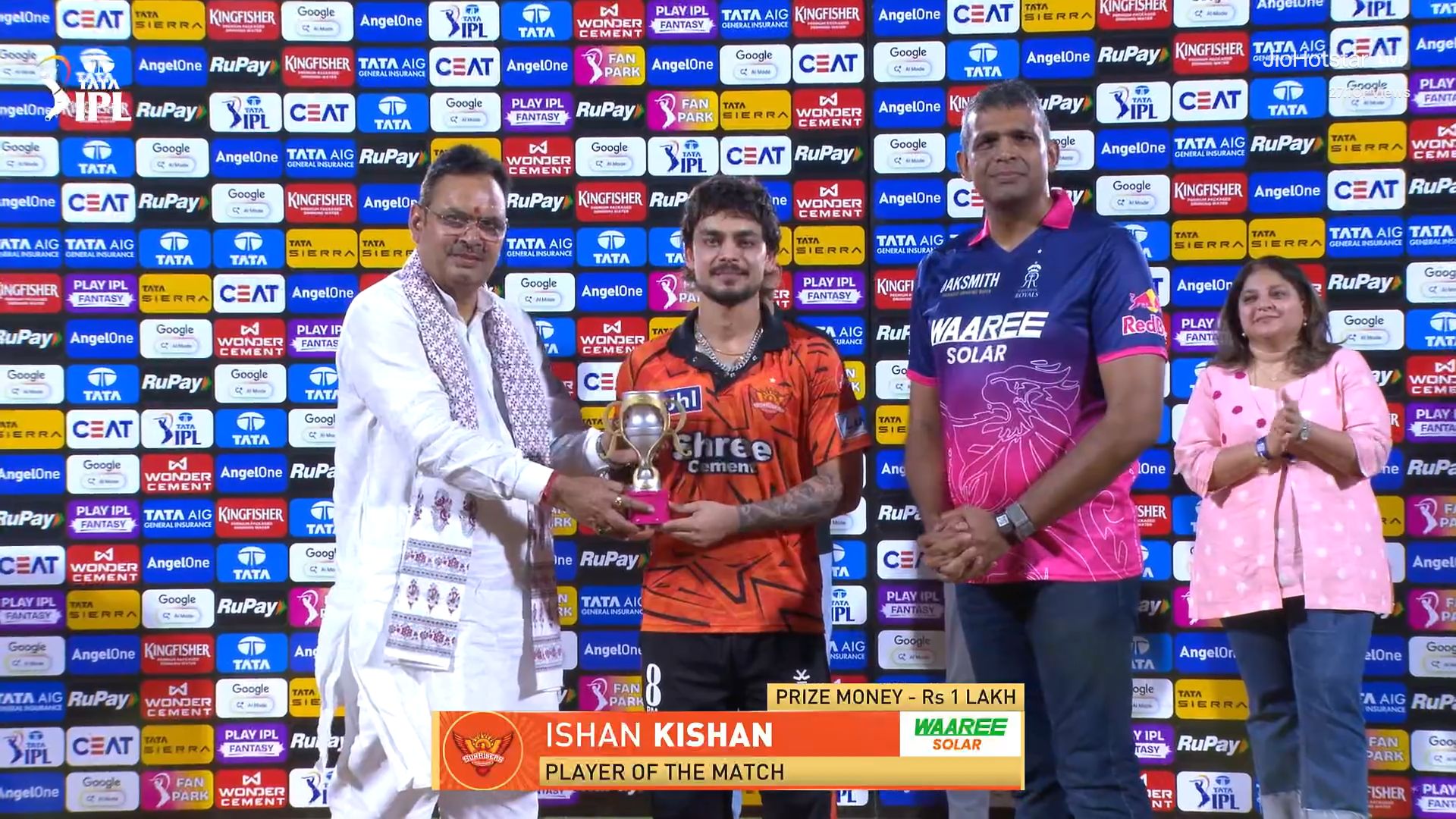 Sunrisers Hyderabad Triumph Over Rajasthan Royals in Jaipur